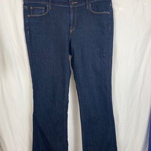 Ann Taylor LOFT Blue Denim Jeans Size 31/12 Modern Boot Cut
